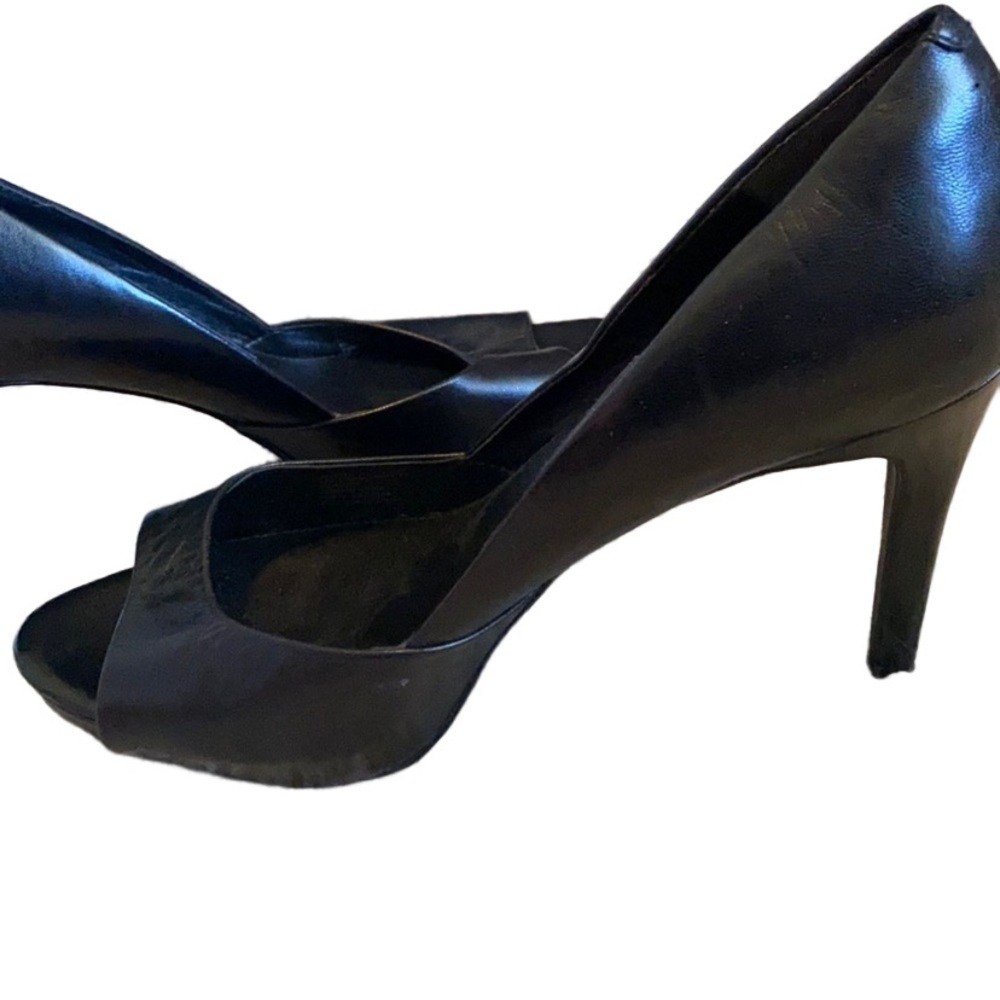 Calvin Klein Open Toe Black Heels